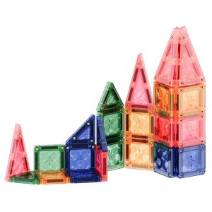 Cleverclixx - mini dlaždice v pastelových barvách - 28 kusů