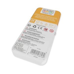 Cleverclixx - mini dlaždice Intense (pestré barvy) - 28 kusů
