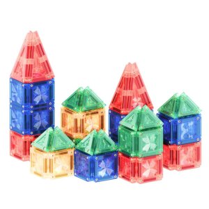 Cleverclixx - mini dlaždice Intense (pestré barvy) - 28 kusů