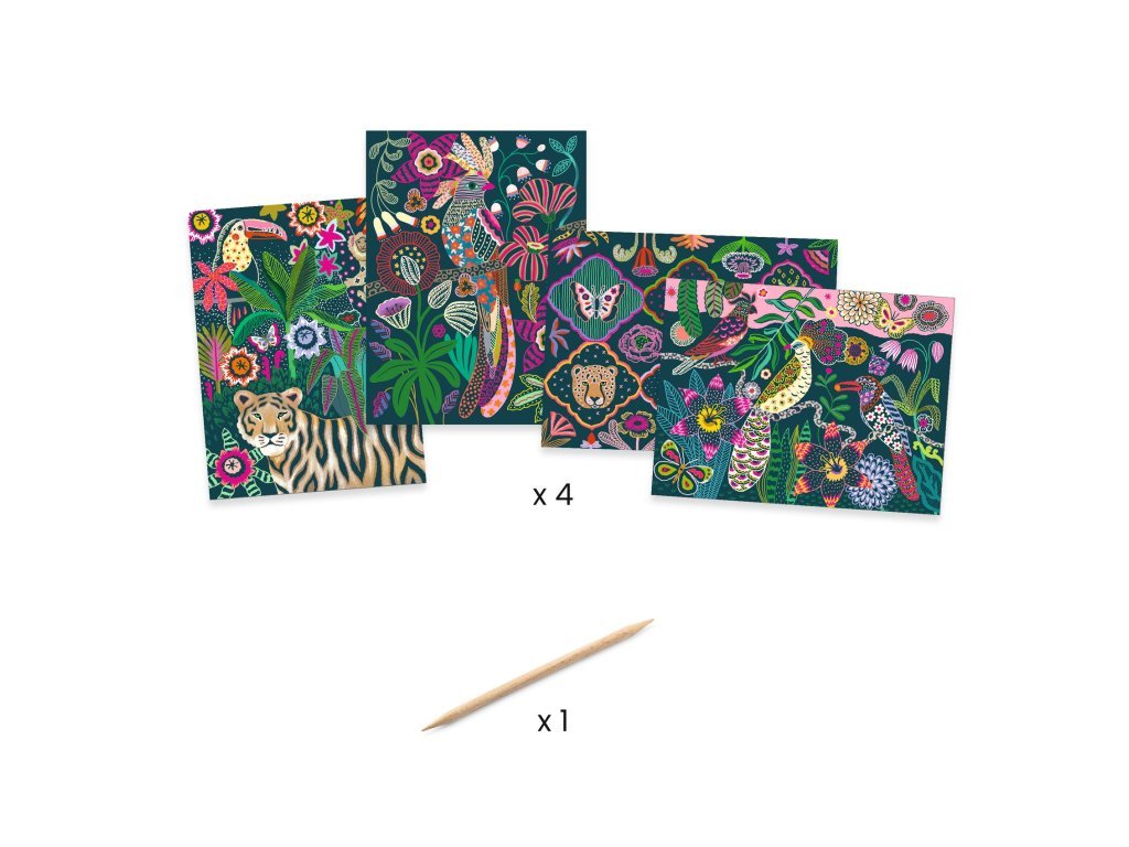 DJECO Vyškrabávací obrázky Rococo (obrázek 4)