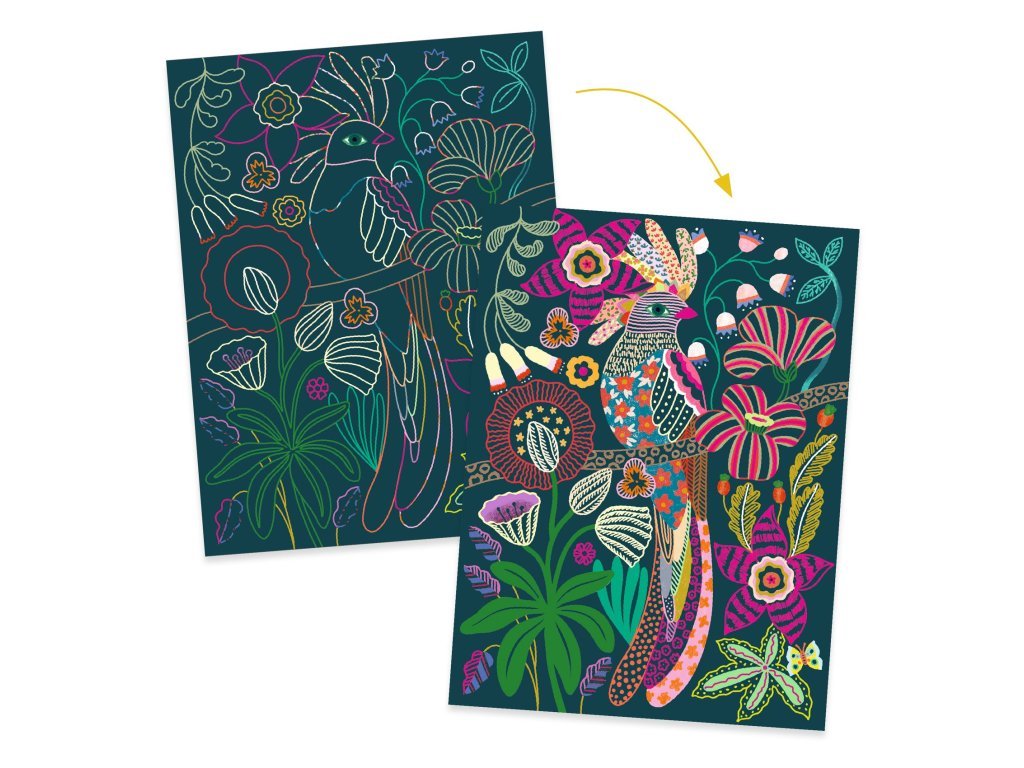 DJECO Vyškrabávací obrázky Rococo (obrázek 6)