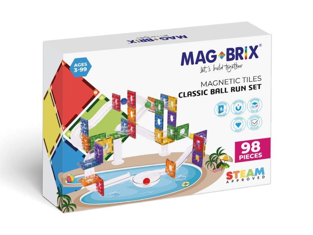 MAGBRIX - magnetická kuličková dráha 98 ks