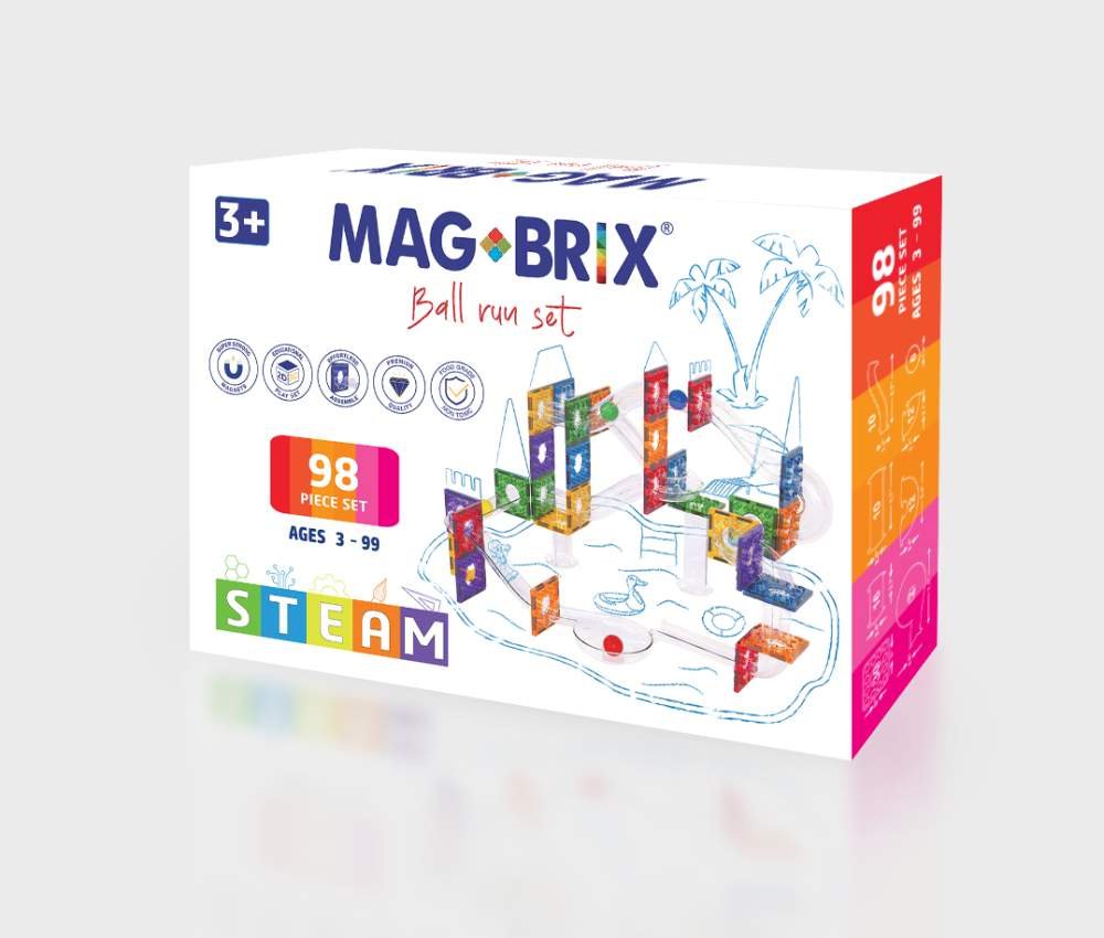 MAGBRIX - magnetická kuličková dráha 98 ks (obrázek 2)