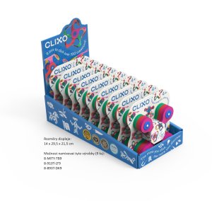 CLIXO Tiny & Mighty - magnetická stavebnice 9 kusů
