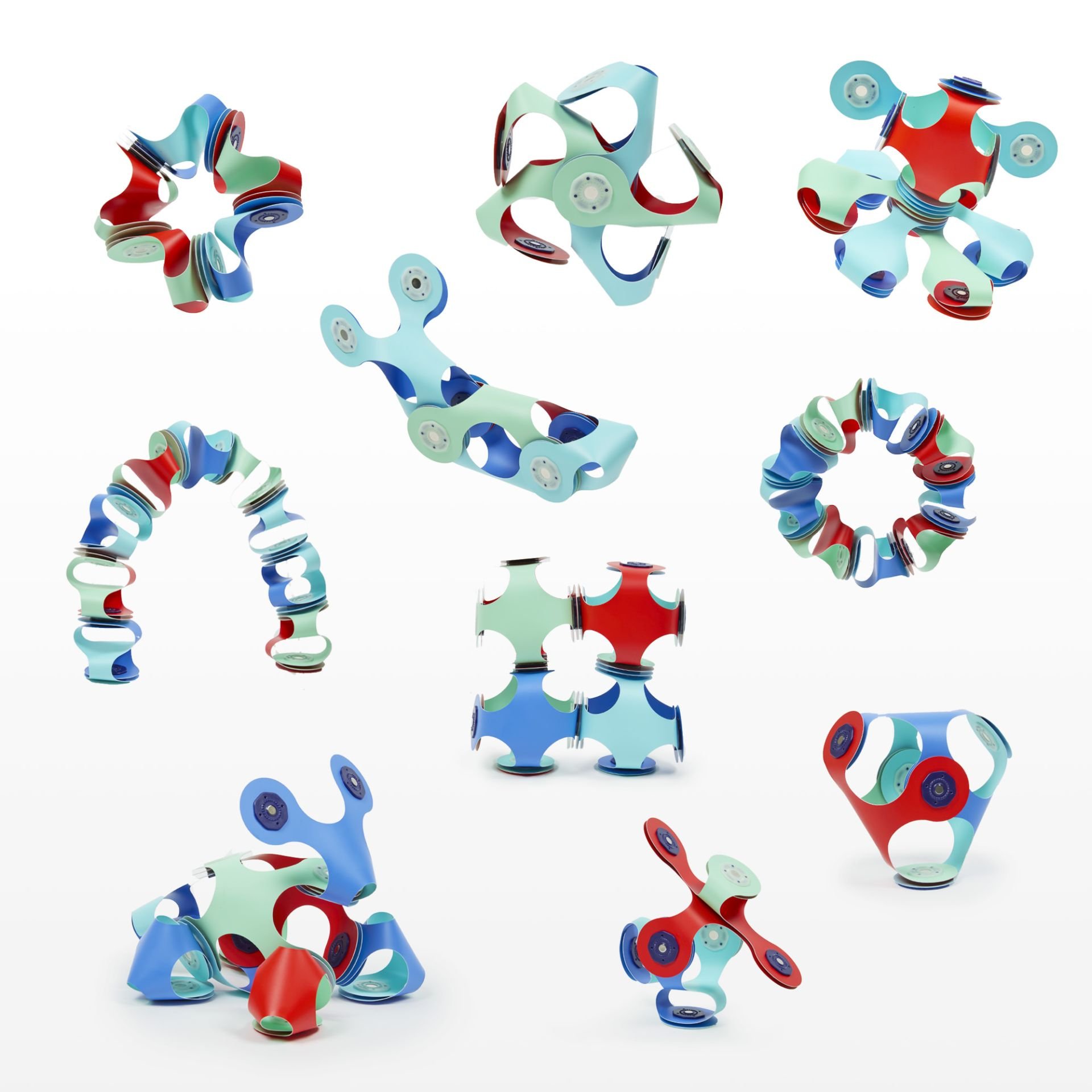 CLIXO Tiny & Mighty Marine – magnetická stavebnice 9 kusů