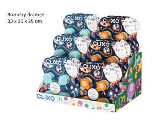 CLIXO Tiny & Mighty Space - magnetická stavebnice 9 kusů