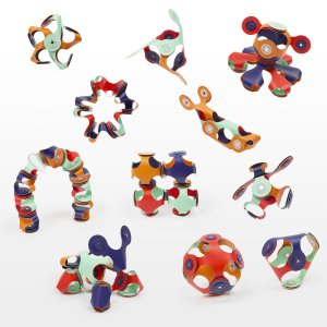 CLIXO Tiny & Mighty Space - magnetická stavebnice 9 kusů
