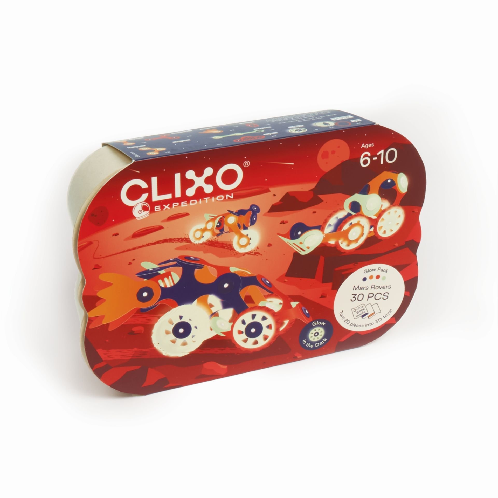 CLIXO Mars Rovers – magnetická stavebnice 30 kusů