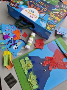 MY CREATIVE BOX – senzorický tvořivý box Dinosauři