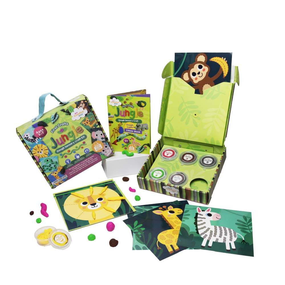 MY CREATIVE BOX – Senzorická tvořivá modelovací sada Džungle
