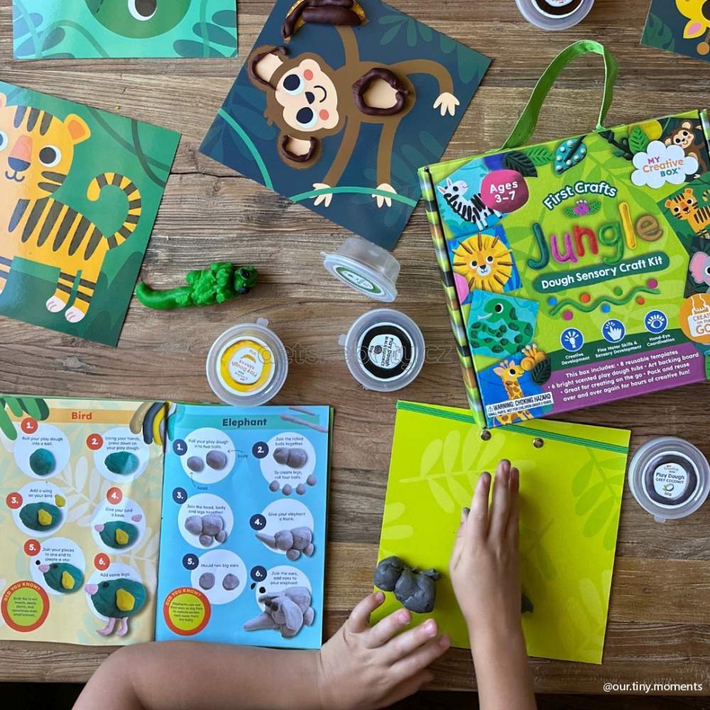 MY CREATIVE BOX – Senzorická tvořivá modelovací sada Džungle (obrázek 3)
