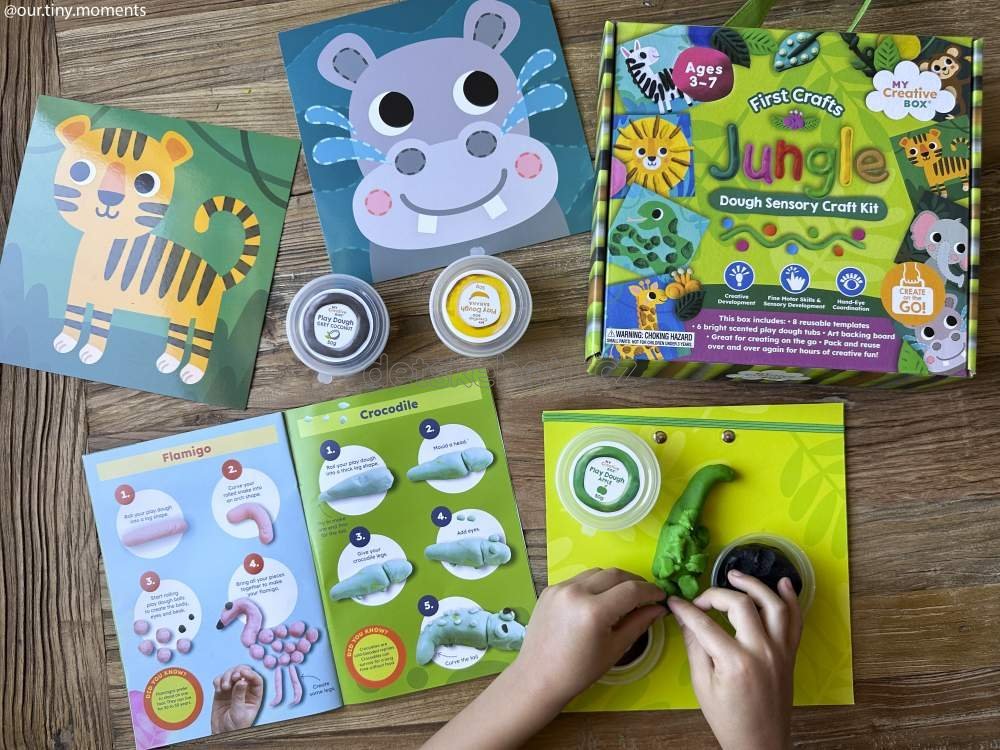MY CREATIVE BOX – Senzorická tvořivá modelovací sada Džungle (obrázek 4)