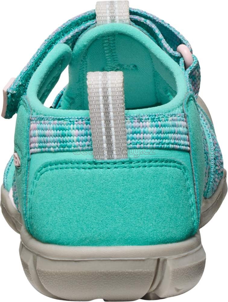 Dětské sandály Keen Seacamp II CNX children bright aqua/giggle pink Velikost: 30 (obrázek 6)