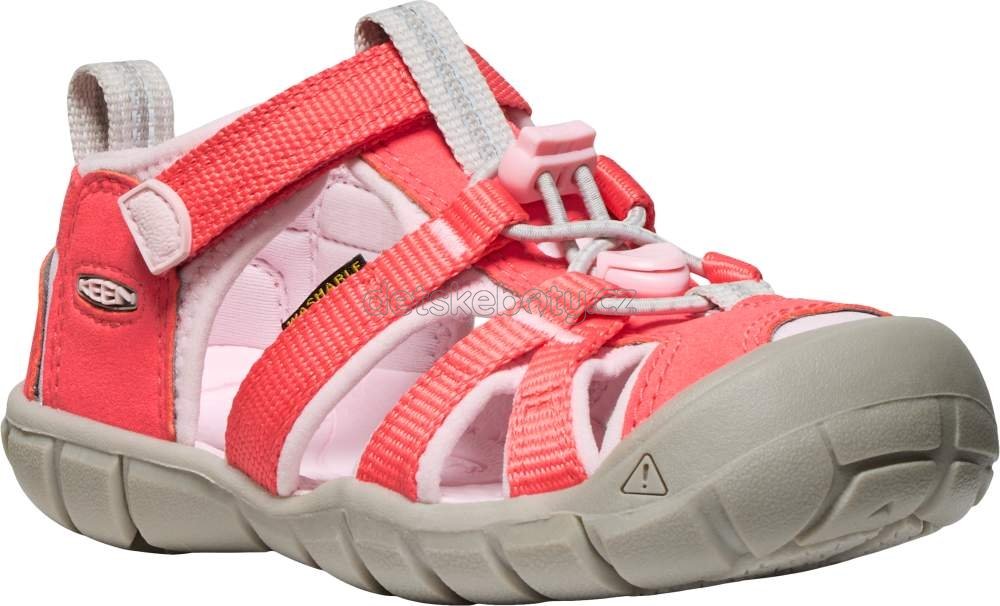 Levně Dětské sandály Keen Seacamp II CNX children dubarry/giggle pink