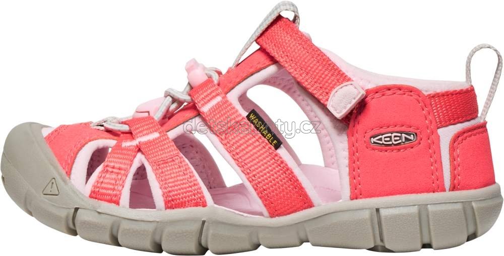 Dětské sandály Keen Seacamp II CNX children dubarry/giggle pink Velikost: 31 (obrázek 4)
