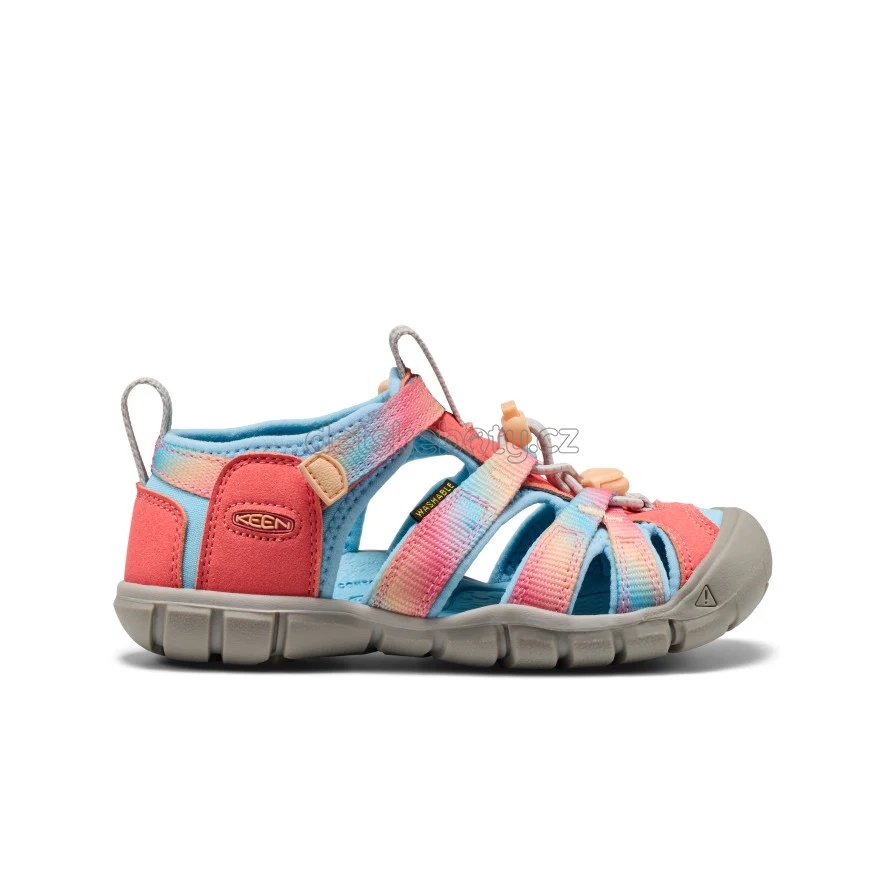 Levně Dětské sandály Keen Seacamp II CNX youth ombre pink lemonade