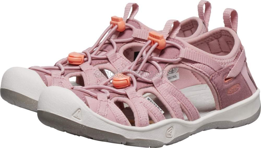 Dětské sandály Keen Moxie sandal chidren nostalgia rose/papaya punch Velikost: 38 (obrázek 4)