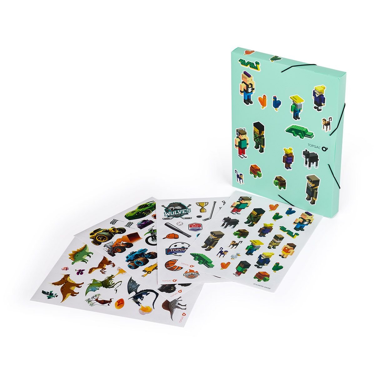 Desky na sešity zelené Topgal FOLDER 24068 (obrázek 4)