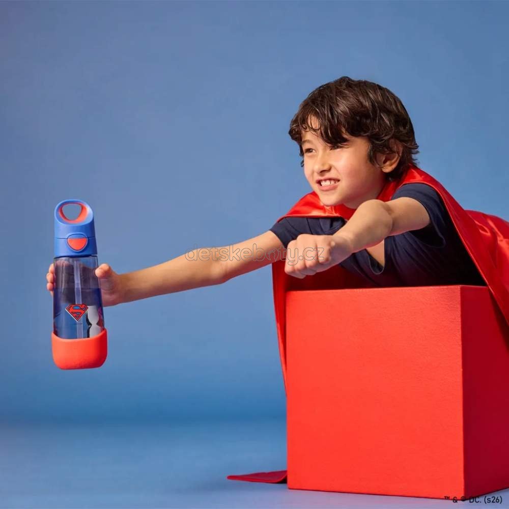 b.box 1444 Lahev na pití s brčkem 600 ml - Superman (obrázek 4)