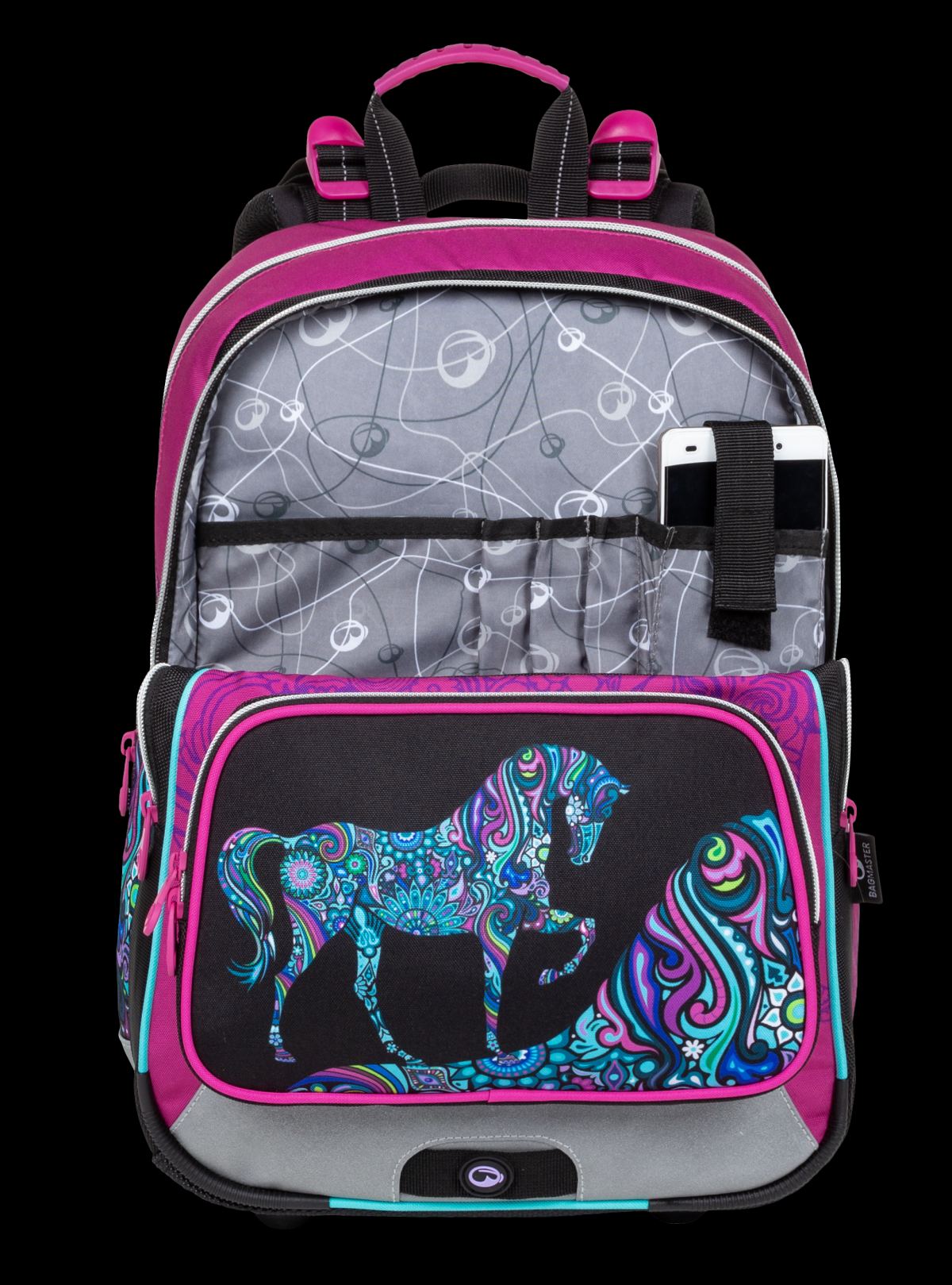 Bagmaster GEN 20 A školní batoh - kůň (obrázek 7)