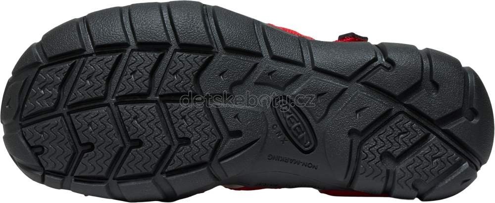 Dětské sandály Keen Seacamp II CNX youth ribbon red/alloy Velikost: 34 (obrázek 3)