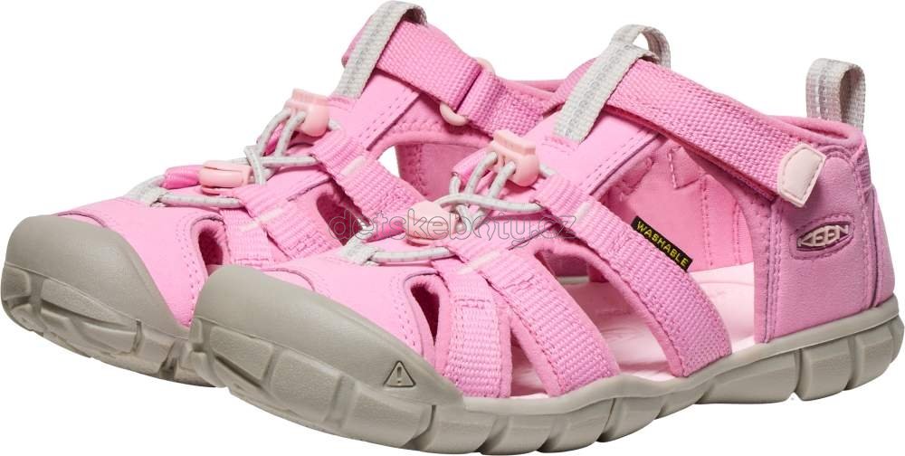 Dětské sandály Keen Seacamp II CNX youth moonlite mauve/giggle pink Velikost: 35 (obrázek 5)