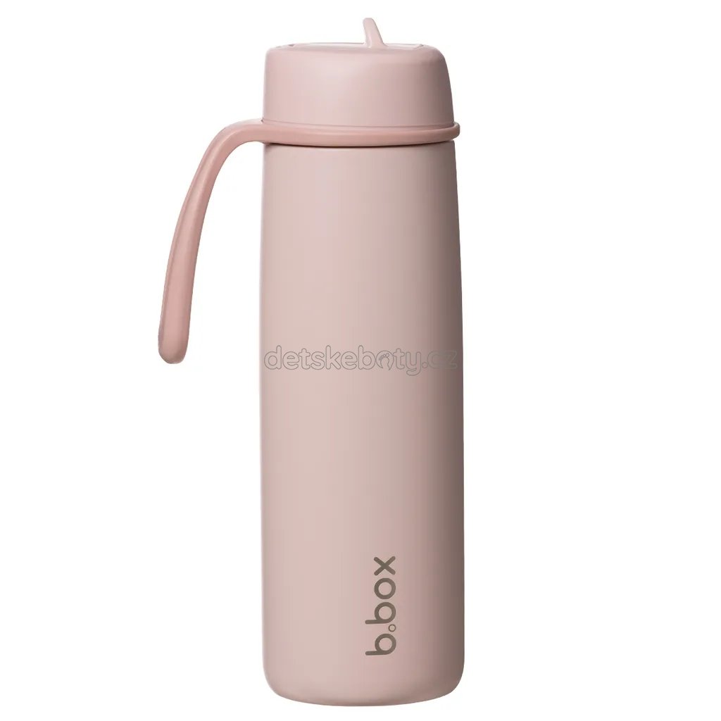 b.box 1425 Nerezová termolahev s brčkem 690 ml - blush crush