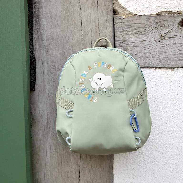 LÄSSIG Tiny Backpack Outdoor 2025 cloud light khaki (obrázek 4)