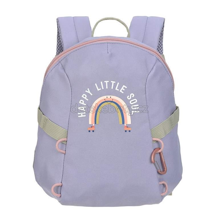LÄSSIG Tiny Backpack Outdoor 2025 rainbow pastel lilac