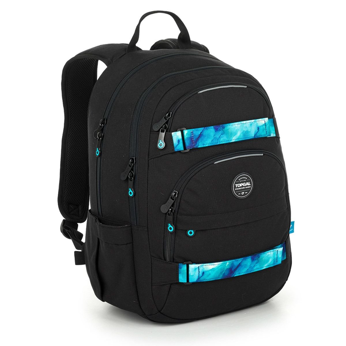 Černý studentský batoh Topgal VIKI 25037 SET SMALL