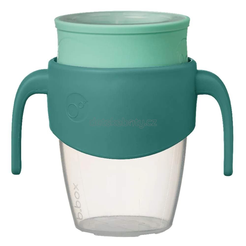b.box 200107 360° netekoucí učící hrneček 250 ml - emerald forest