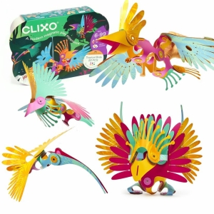 CLIXO Tropical Birds – magnetická stavebnice 22 kusů