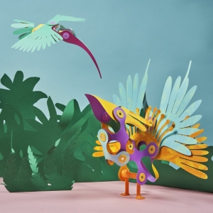 CLIXO Tropical Birds – magnetická stavebnice 22 kusů