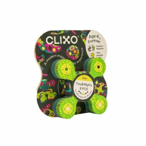CLIXO Tiny & Mighty Dino – magnetická stavebnice 9 kusů